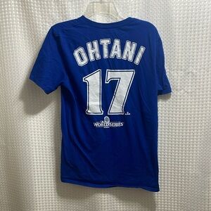 Fanatics Blue Ohtani World Series Men's Jersey